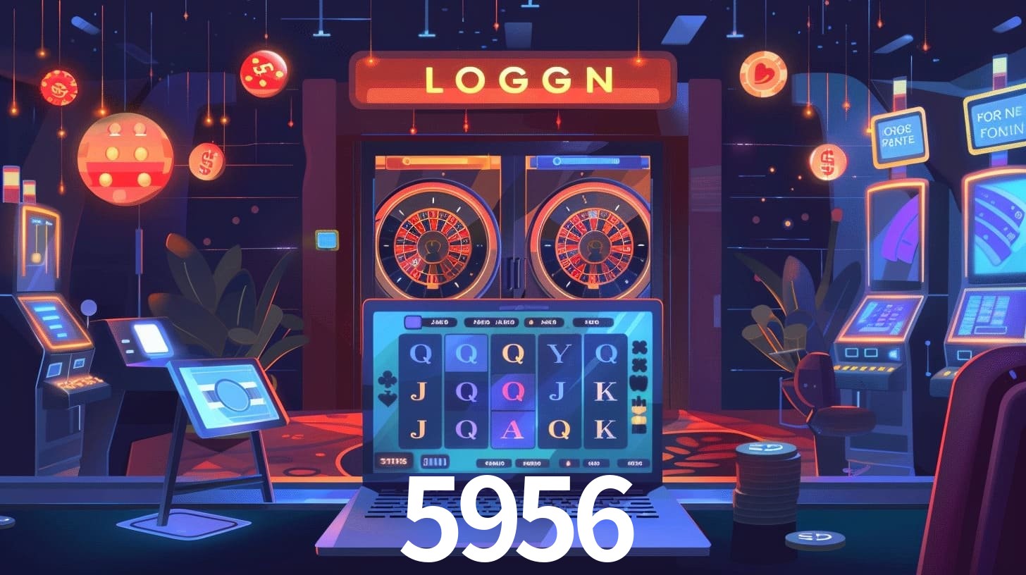 5956